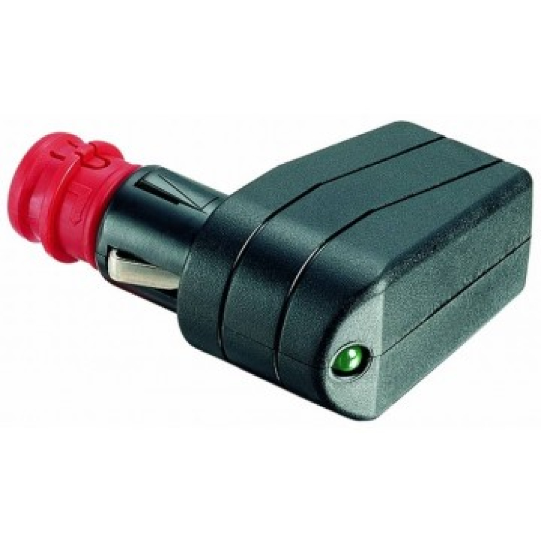 Pro Car Universal KFZ Winkelstecker 7,5A 12V - 24V inkl LED