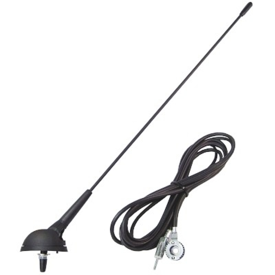 BLC Universal KFZ Antenne Dachantenne mit ca 230cm Kabel AM / FM