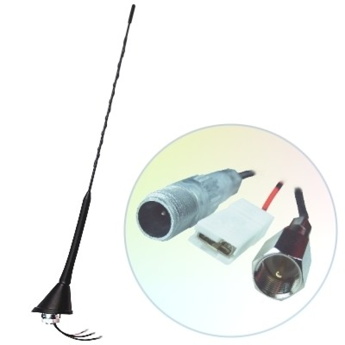 BLC Universal Kombiflex Dachantenne f&uuml;r Handy D/E und Radio AM/FM
