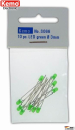 LED � 3 mm gr�n 10 Stck. Kemo S066