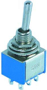 Miniatur Taster Kippschalter EIN / AUS / EIN 6pol.