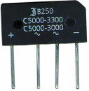 Silizium Br�ckengleichrichter Gleichrichter Diode B250C 5000-330