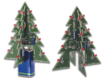 LED 3-D Weihnachtsbaum 9V MK130