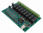 8 Kanal USB Relaiskarte 9V - 14V max 8x 16A Leistung K8090