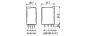 Preview: Finder Relais Komplettset 55.32.9.024.0040 24V DC max 10A inkl Löschglied und Sockel