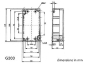 Preview: Gehäuse 115 x 65 x 40mm G203C grau mit transparentem Deckel IP65