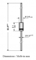Mobile Preview: Silizium Gleichrichter Diode 1N4007 DO41 1000V max 1A