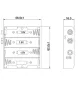 Preview: Batteriehalter für 4 x Mignonzelle AA flach 4xUM3F