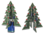 Preview: Velleman Elektronik Bausatz MK130 LED 3-D Weihnachtsbaum 9V MK130 Velleman für 9V Blockbatterie VMK130