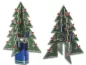 Preview: Velleman Elektronik Bausatz MK130 LED 3-D Weihnachtsbaum 9V MK130 Velleman für 9V Blockbatterie VMK130