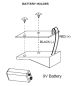 Preview: LED-Stroboskop mit 2 superhellen roten LEDs 9V MK148 Velleman Bausatz WHADDA WSL148