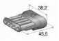 Preview: Superseal Gehäuse Stecker 5-polig SET FSG-SS 1,5-5