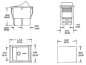 Preview: Wippschalter RS-203-1A6 Ein-Aus-Ein 6 polig 2x Wechsler