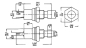Preview: Drucktaster Miniatur Taster Grün Push ON ( NO )