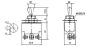 Preview: Leistungsschalter Kippschalter ON / OFF / ON max 15A KN3(B)-103A