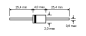 Preview: Si Allzweck Diode 1N4148 DO35 150mA