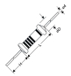 Preview: Widerstand 270 Ohm 0,6W Metall-Widerstand