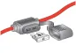 Preview: KFZ Flachsteck Sicherungshalter wasserdicht mit 4mm² Kabel MTA MTA 100336
