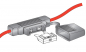 Mobile Preview: KFZ Flachsteck Sicherungshalter wasserdicht mit 6mm² Kabel