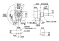 Preview: Drehpoti Potentiometer 6mm mono linear 1M Ohm mit Schalter omeg PC20A1MHS4