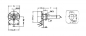 Preview: Draht Drehpoti Potentiometer 6mm mono linear 25 Ohm 4Watt