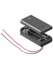 Preview: VS SBH-421-1A Batterie Halter Gehäuse für 2 x Micro AAA mit Deckel & Kabel EZ00N