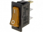 Mobile Preview: VS RS1391BBY2N2 Wippenschalter Schalter mit orange beleuchteter Wippe EIN / AUS ET029