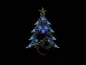 Preview: LED Weihnachtsbaum mit blauen 3mm LEDs 9V MK100B Velleman WHADDA WSSA100B Bausatz