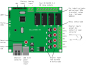 Preview: Ethernet Netzwerk Relaiskarte 4-Kanal inkl 4 Digital & 1 Analog Eingang VM204 Velleman