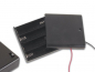 Preview: VS SBH-441AS Batteriehalter Batteriefach 4x AAA Micro inkl Deckel und Schalte EZ00T
