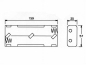 Preview: Batteriehalter 6x Baby C mit Druckknopfanschluß BH261B