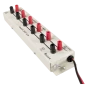 Preview: Labornetzgerät Verteilerleiste 6-fach max 20A Netzteil Verteilerblock mit Laborbuchsen
