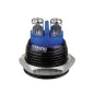 Preview: Taster 16mm Aluminium schwarz 1x Schliesserkontakt NO max 36V 3A