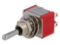 Preview: McVoice 323-054 Miniatur Taster Kippschalter EIN / AUS / EIN 6pol. ET016