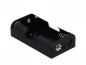 Preview: Batteriehalter Akkuhalter für 2 x Mignon AA Zelle mit Druckknopfanschluss 2xUM3R / BH-321-1B