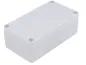 Preview: Kunststoff Gehäuse G203 IP65 HELLGRAU 115 x 65 x 40 mm