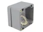 Preview: Kunststoff Gehäuse ABS G366 IP65 grau 82 x 80 x 55mm