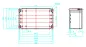 Preview: Gehäuse G373 IP65 grau 200 x 120 x 75mm ABS Kunststoffgehäuse