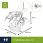Preview: Roboterarm KSR10 Velleman Bausatz