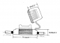 Mobile Preview: Maxi Sicheurngshalter für 29,2mm KFZ Flachstecksicherungen Wasserdicht mit Anschlussleitungen MTA 01.00337