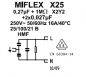 Mobile Preview: Netz Entstörfilter Filter Miflex X25 X2 Y2 250V AC 0,27uF + 1M Ohm + 2x 0,027uF