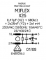 Mobile Preview: Entstörfilter Entstörkondensator Miflex X26 X2 Y2