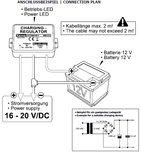 Preview: Laderegler Universal M083 Kemo