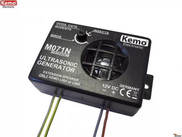 Kemo-Electronic M071N Ultraschallgenerator Ungezieferscheuche 12V Kemo M071N M071N