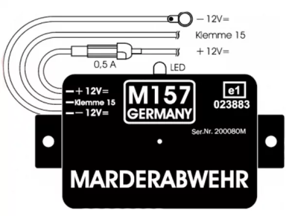 Marderschutz Marderabwehr Marder Abwehr Schutz Scheuche M157 Kemo