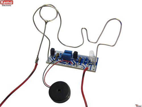 Kemo-Electronic Elektronik Bausatz B081 Geschicklichkeitsspiel Der Heisse Draht Spiel Bausatz Kemo B081 B081