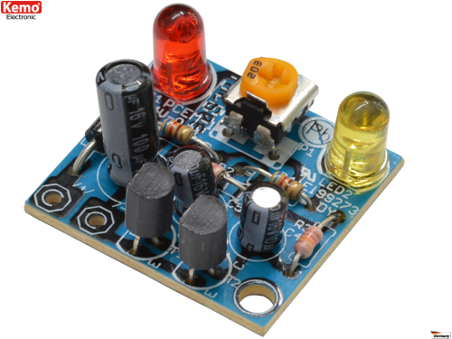 Kemo-Electronic Elektronik Bausatz B092 LED Wechselblinker 6V - 12V Kemo B092 B092