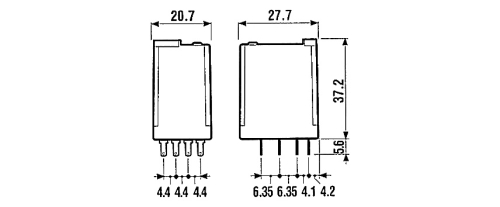 Preview: Finder Relais Komplettset 55.32.9.024.0040 24V DC max 10A inkl Löschglied und Sockel