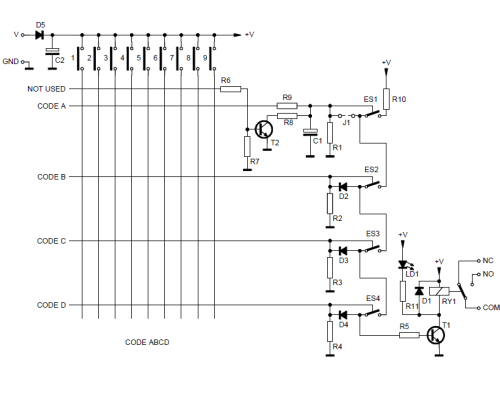 Preview: Codeschloss Zahlenschloss 9V - 15V K6400 Velleman Bausatz WHADDA WSAA6400 Preview: Codeschloss Zahlenschloss 9V - 15V K6400 Velleman Bausatz WHADDA WSAA6400