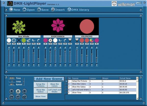 DMX Schnittstelle USB Interface PC - DMX K8062 Velleman Bausatz